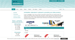 Desktop Screenshot of antistatika.cz