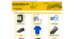 Desktop Screenshot of antistatika.sk